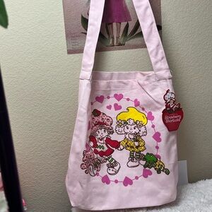 Strawberry Shortcake Pink Crossbody Tote Bag NWT